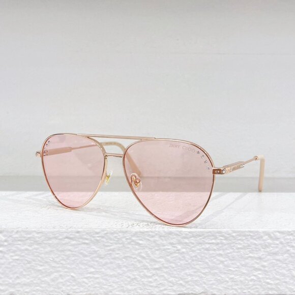JIMMY CHOO Brown Round Ladies Sunglasses BIRDIE/S 006J/HA 60*CASE and cloth ?